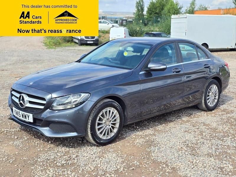 Grey Used 2015 Mercedes C200 Executive Sedan | £9,988 (Good price) - Image 1/4