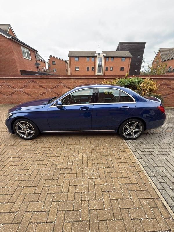 Used Mercedes C200 2019 Blue Sedan