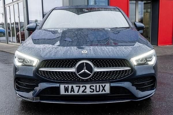 Used Mercedes CLA220 AMG line 190 HP (139 kW) 2022 Blue Sedan