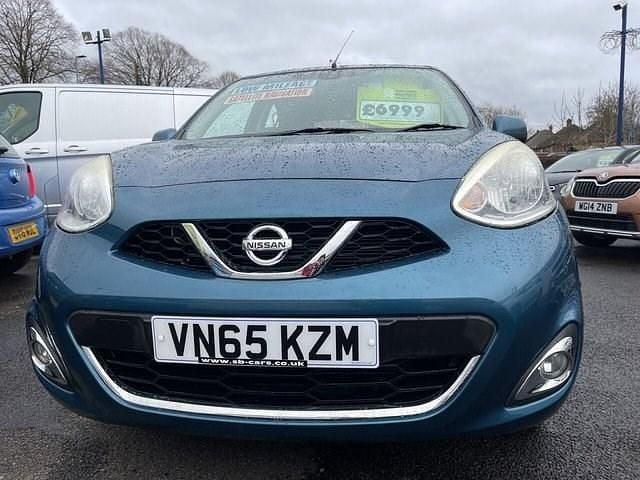 Used Nissan Micra Tekna 80 HP (58 kW) 2015 Blue Hatchback