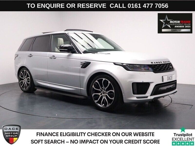 Silver Used 2019 Land Rover Range Rover Sport Autobiography Dynamic SUV | £32,990 (Fair price) - Image 1/3