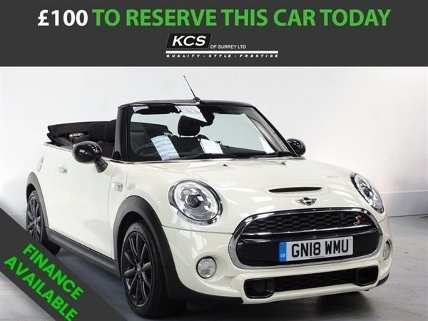 White Used 2018 Mini Cooper S Cabriolet Cabriolet | £14,650 (Fair price) - Image 1/1