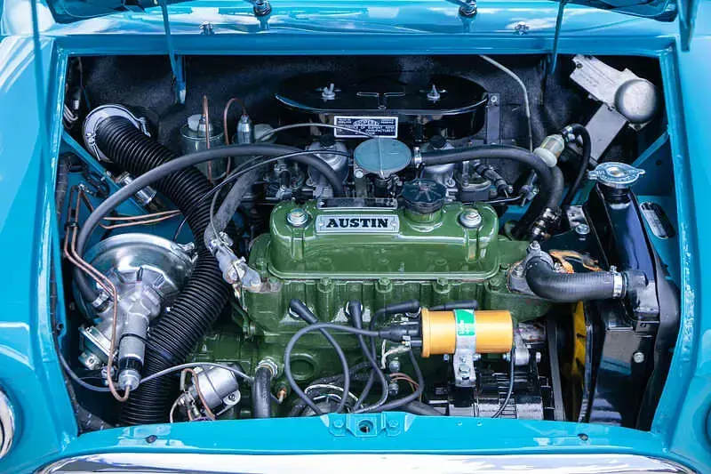 Used Austin Mini 65 HP (47 kW) 1965 Blue/white