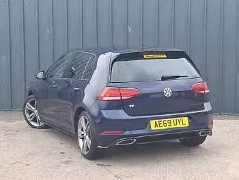 Used VW Golf VII R-line 150 HP (110 kW) 2019 Blue Hatchback