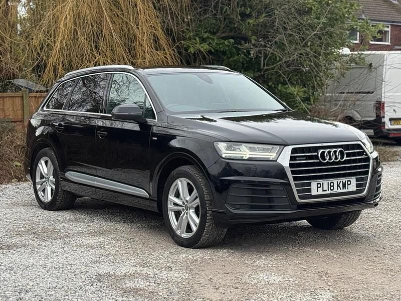 Used Audi Q7 S-Line 218 HP (160 kW) 2018 Black SUV