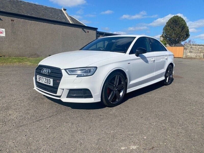 White Used 2017 Audi A3 Black Edition Sedan | £11,250 (Fair price) - Image 1/4
