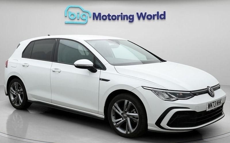 Used VW Golf VIII R-line 150 HP (110 kW) 2023 White Hatchback