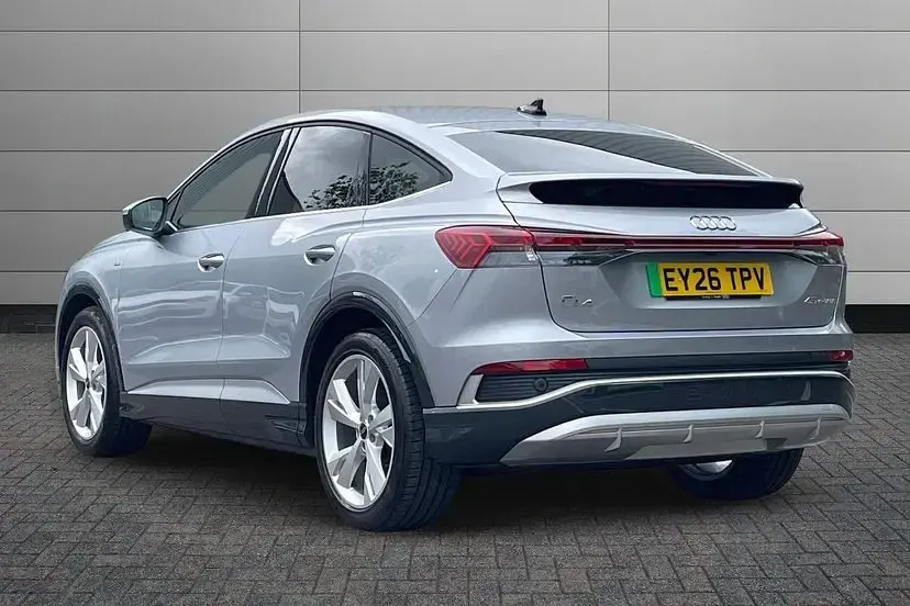 Used Audi Q4 Sportback e-tron S-Line 207 kW (282 HP) 2026 Floret silver SUV