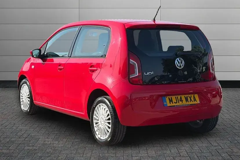 Used VW up! 74 HP (54 kW) 2014 Red Hatchback