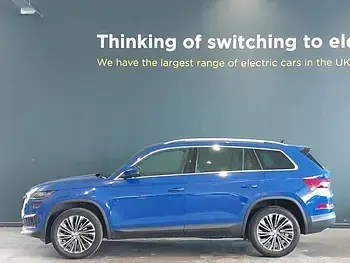 Used Skoda Kodiaq SE L Executive 150 HP (110 kW) 2023 Blue SUV