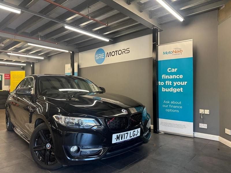 Black Used 2017 BMW 218 Sport Line Coupe | £6,995 (Good price) - Image 1/4