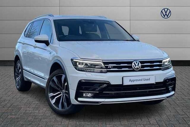 White Used 2020 VW Tiguan Allspace R-line SUV | £25,390 (Fair price) - Image 1/4