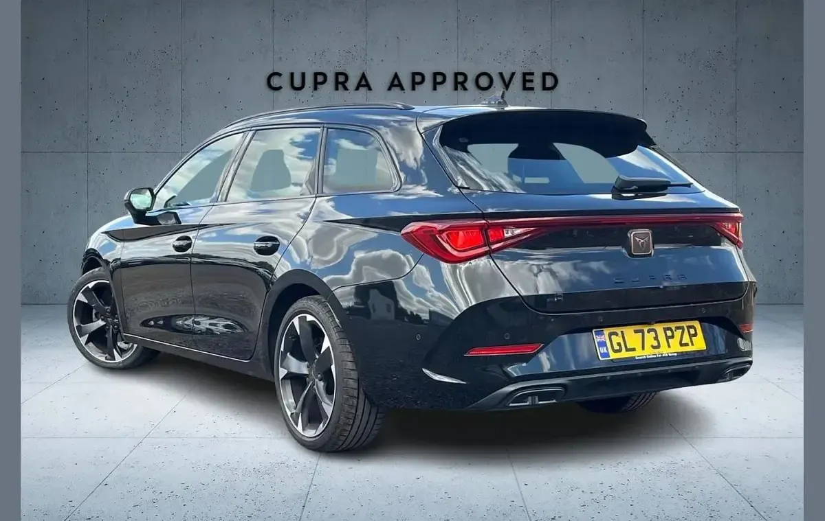 Used Cupra Leon 150 HP (110 kW) 2023 Black Estate