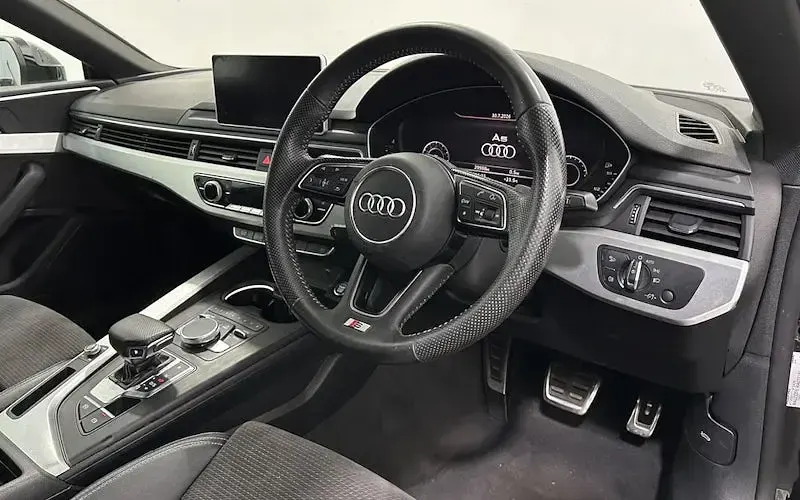 Used Audi A5 S-Line 150 HP (110 kW) 2019 Black Coupe