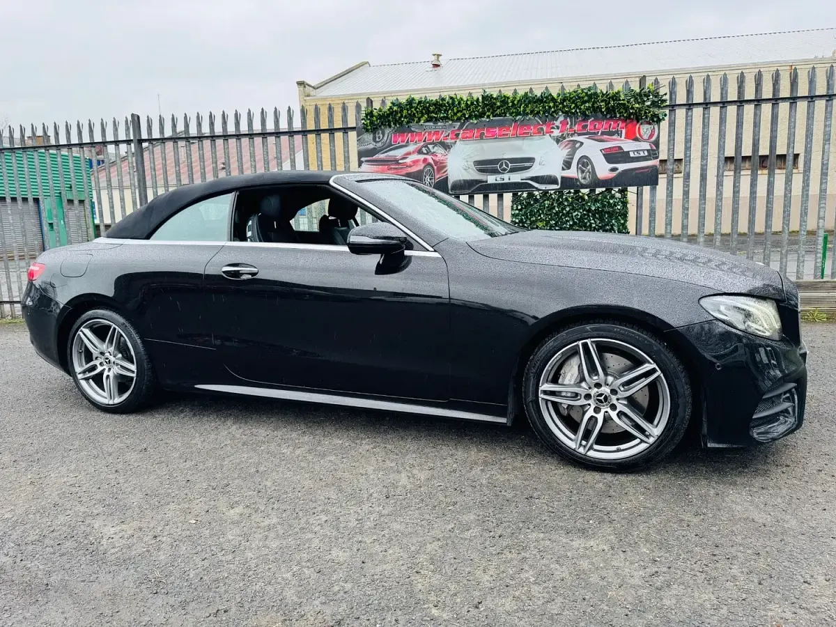 Used Mercedes E300 AMG Line Premium 245 HP (180 kW) 2019 Black Cabriolet