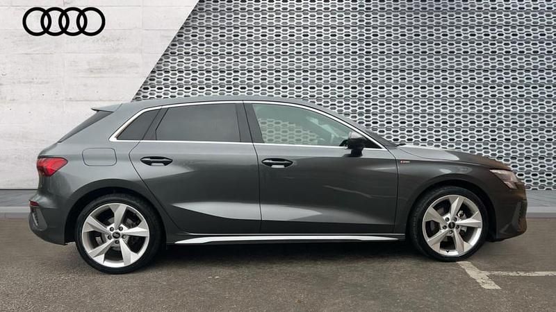Used Audi A3 S-Line 150 HP (110 kW) 2023 Grey Sedan