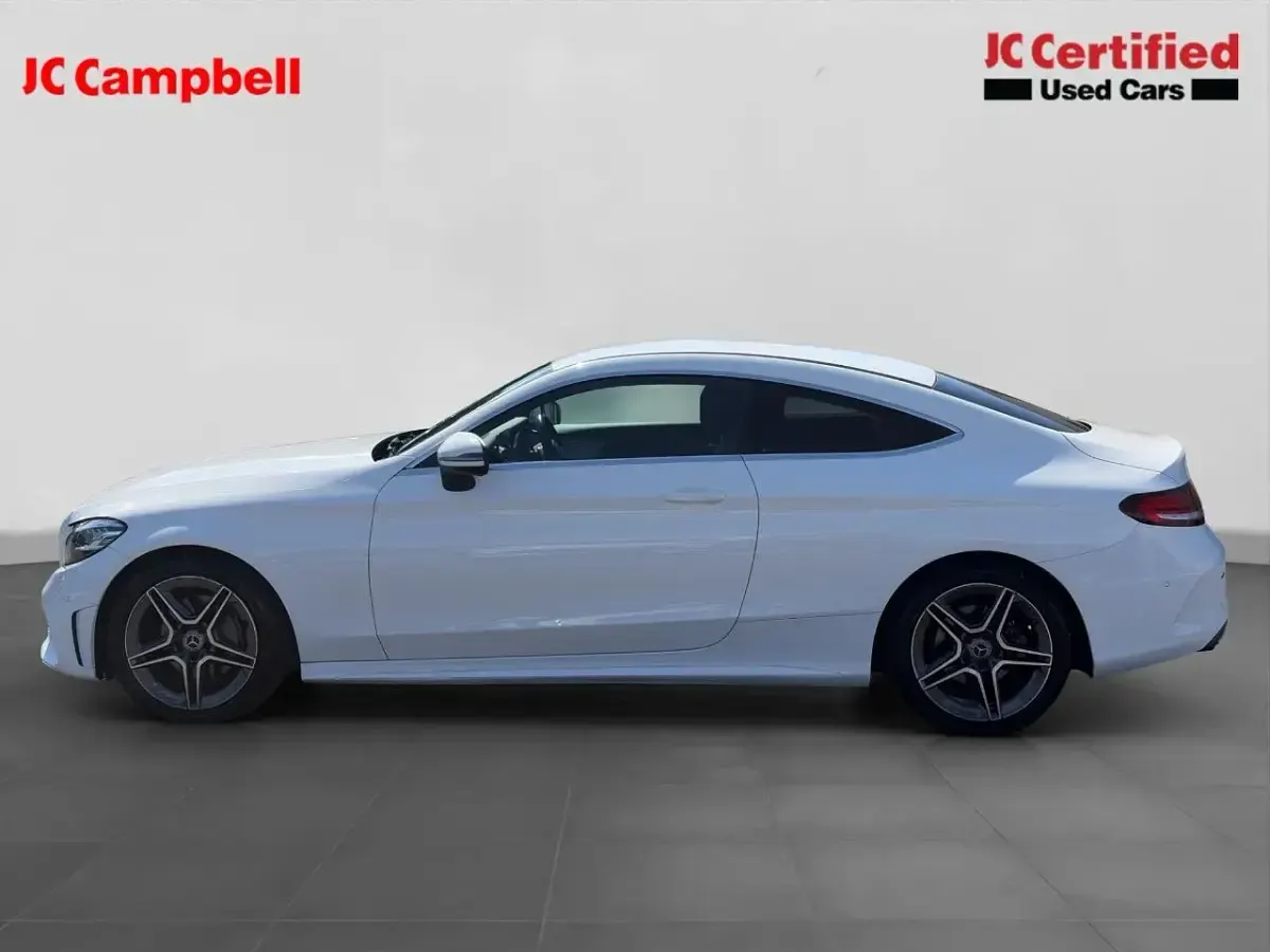 Used Mercedes C200 AMG line 195 HP (143 kW) 2021 White Coupe