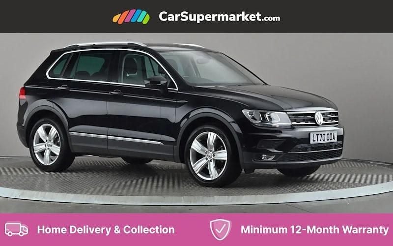 Black Used 2020 VW Tiguan Match SUV | £18,797 (Good price) - Image 1/4