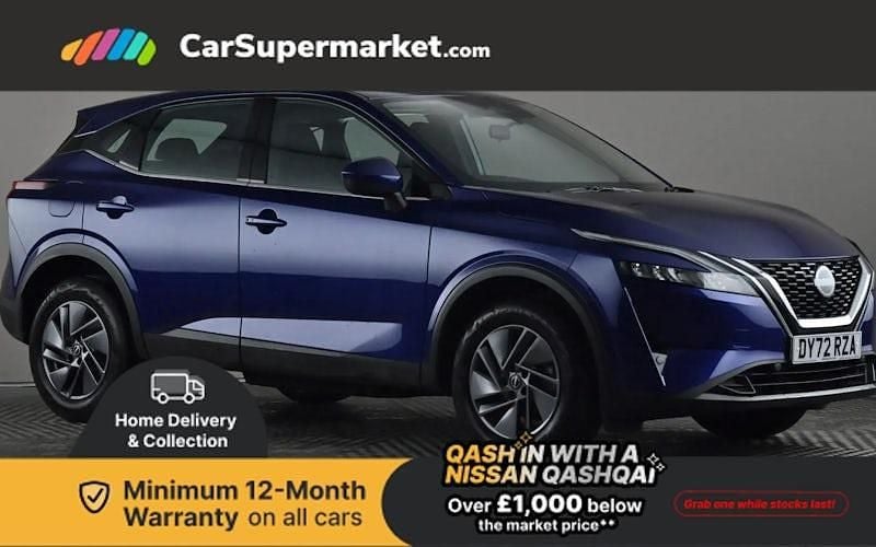 Blue Used 2022 Nissan Qashqai Acenta Premium SUV | £15,697 (Super price) - Image 1/4