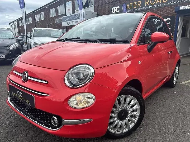 Used Fiat 500 Lounge 69 HP (50 kW) 2016 Pink Hatchback