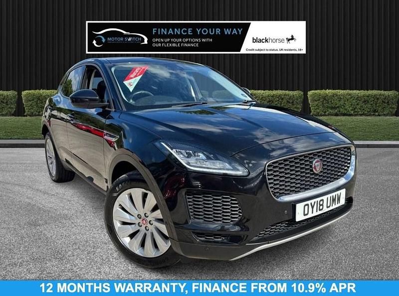 Black Used 2018 Jaguar E-Pace SE SUV | £11,295 (Fair price) - Image 1/3