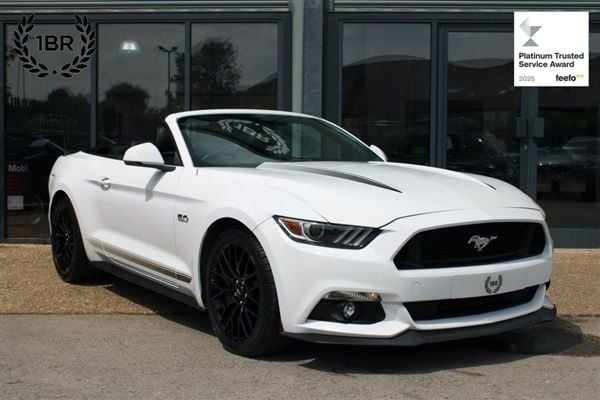 White Used 2016 Ford Mustang GT Convertible Cabriolet | £26,490 (A bit pricey) - Image 1/1