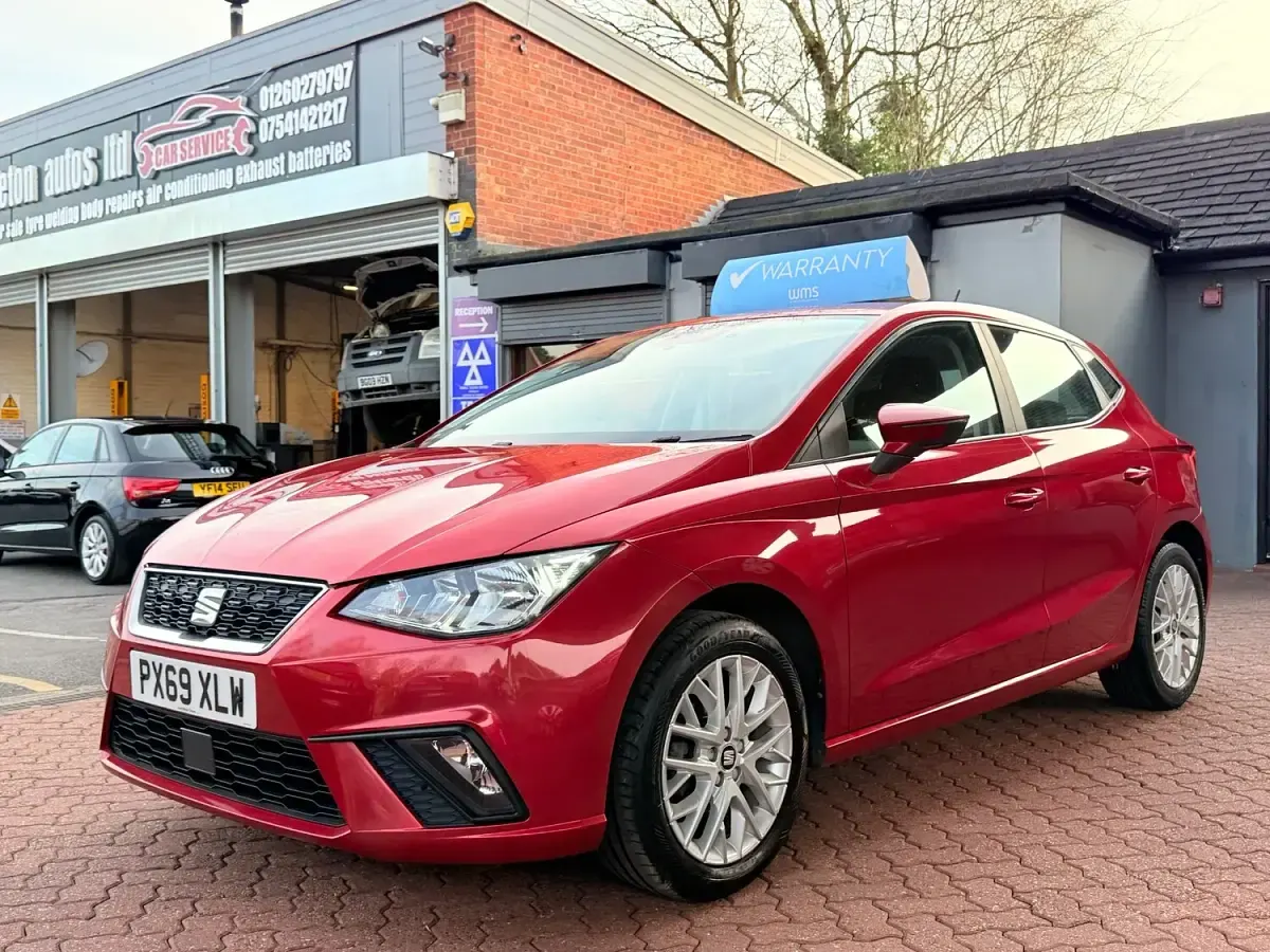 Used Seat Ibiza SE Technology 95 HP (69 kW) 2019 Red Hatchback