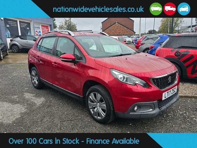 Red Used 2017 Peugeot 2008 Active SUV | £6,429 (Fair price) - Image 1/4