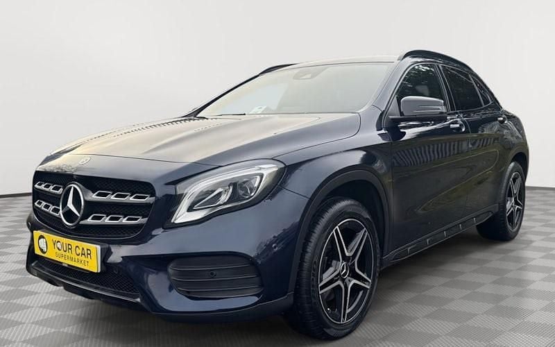 Used Mercedes GLA220 AMG Line Premium 177 HP (130 kW) 2018 Blue SUV