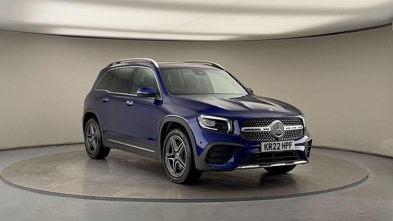 Galaxy blue Used 2022 Mercedes GLB220 AMG line SUV | £30,050 (Good price) - Image 1/4