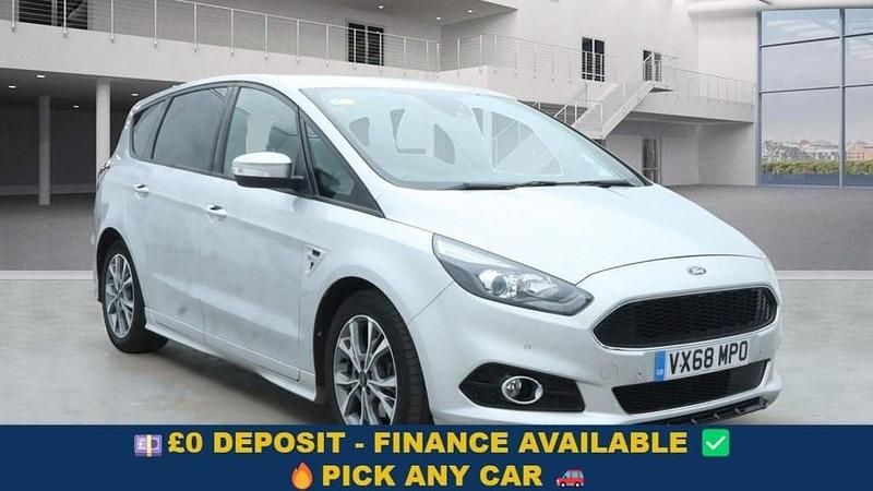 Silver Used 2019 Ford S-MAX ST-Line MPV | £17,649 (Fair price) - Image 1/4