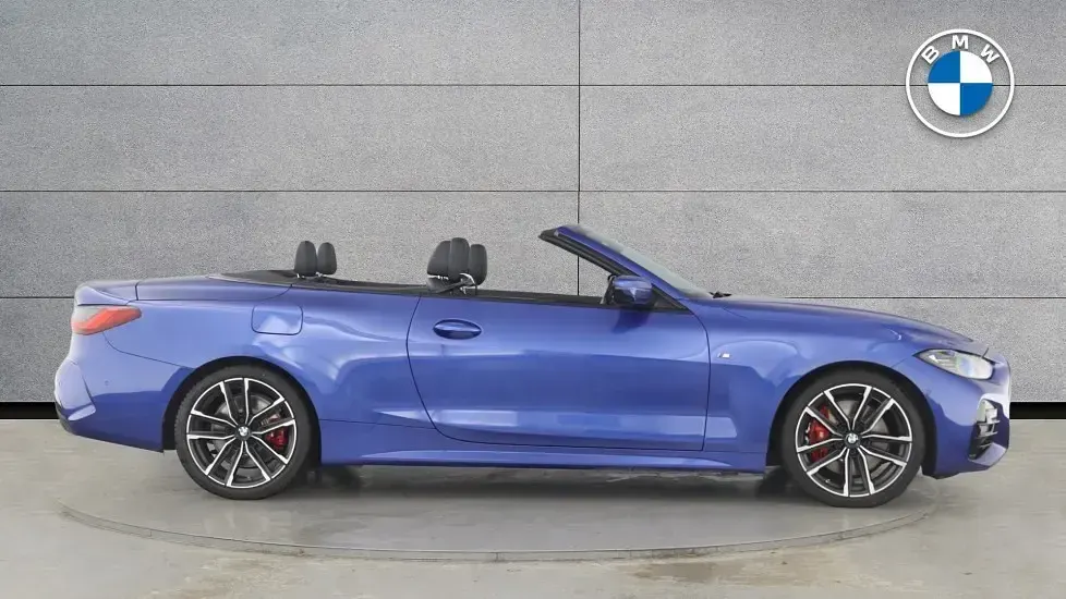 Used BMW 420 M Sport 181 HP (133 kW) 2021 Blue Cabriolet