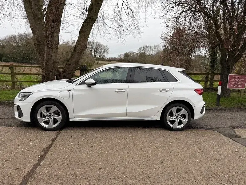 Used Audi A3 e-tron S-Line 2021 White Hatchback