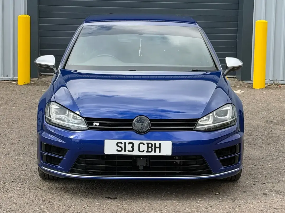 Used VW Golf VII R 2015 Blue Hatchback