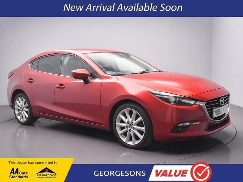 Red Used 2016 Mazda 3 Inclusive Sedan | £8,000 (Fair price) - Image 1/4