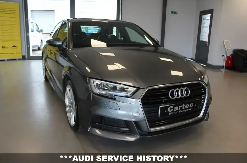 Used Audi A3 S-Line 116 HP (85 kW) 2019 Grey Sedan