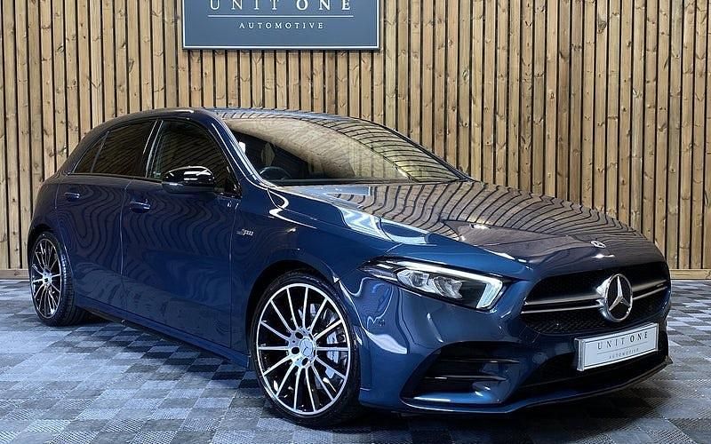 Blue Used 2023 Mercedes A35 AMG Executive Hatchback | £30,700 (A bit pricey) - Image 1/4