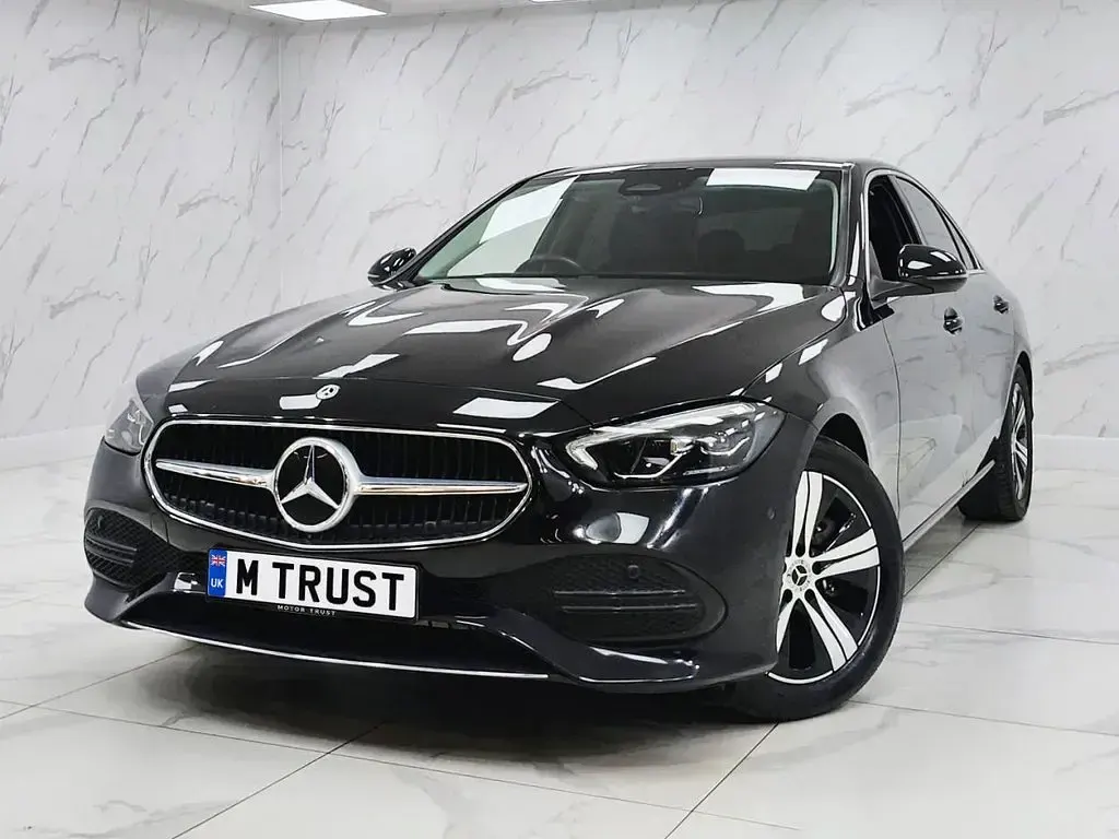 Used Mercedes C220 2022 Black Sedan