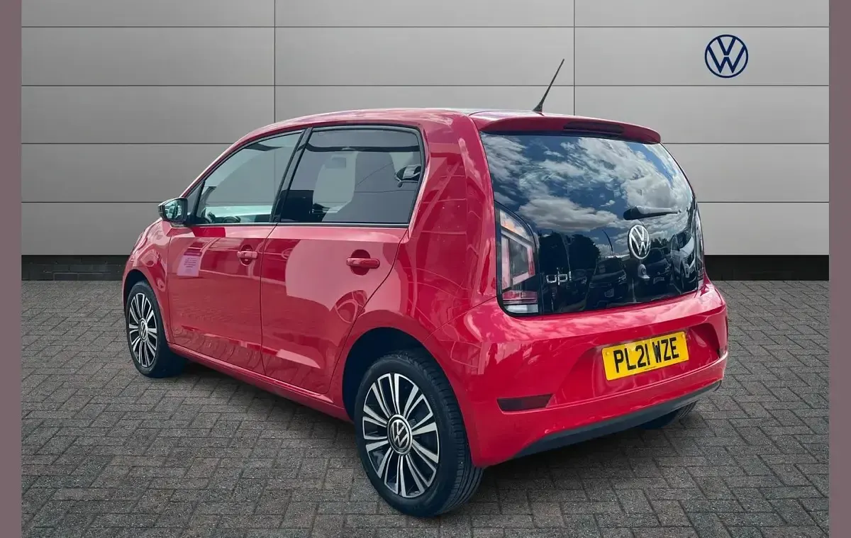 Used VW up! Black Edition 65 HP (47 kW) 2021 Red Hatchback