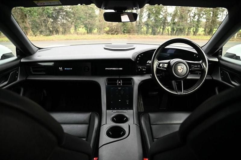 Used Porsche Taycan Performance Package 350 kW (476 HP) 2021 White Sedan