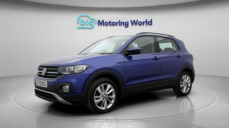 Used VW T-Cross SE 94 HP (69 kW) 2020 Blue SUV
