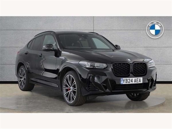 Black Used 2024 BMW X4 M Sport SUV | £45,495 (Good price) - Image 1/4