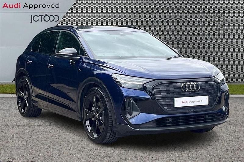 Blue Used 2025 Audi Q4 e-tron Black Edition SUV | £42,497 (Expensive) - Image 1/4