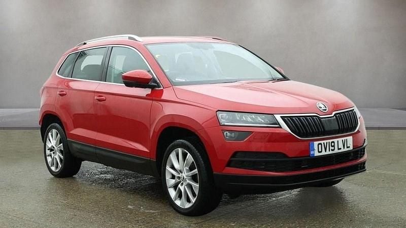 Used Skoda Karoq SE L 150 HP (110 kW) 2019 Red SUV