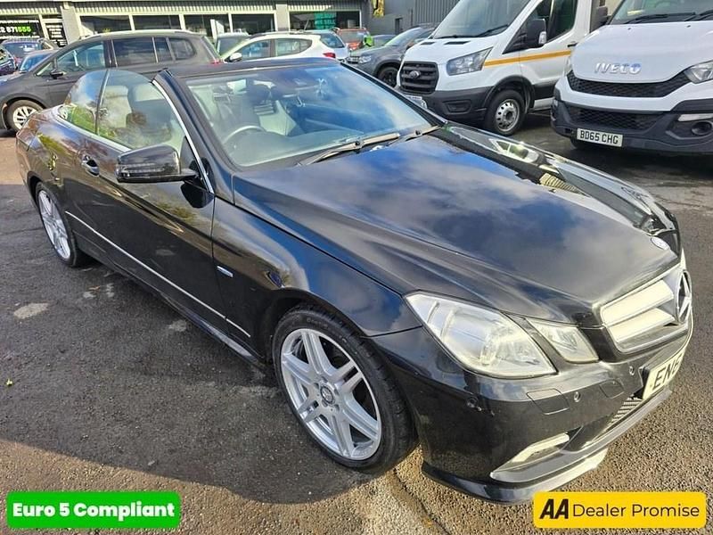 Used Mercedes E250 2013 Black Cabriolet
