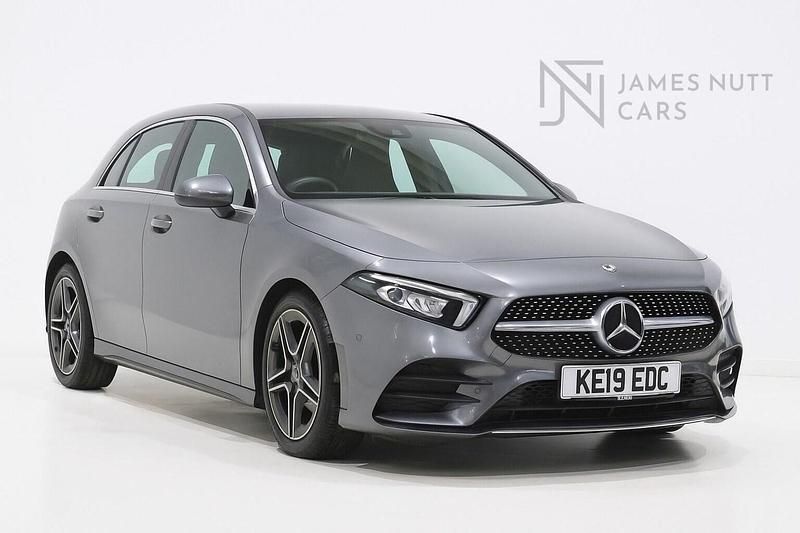 Grey Used 2019 Mercedes A180 AMG line Hatchback | £13,995 (Fair price) - Image 1/4