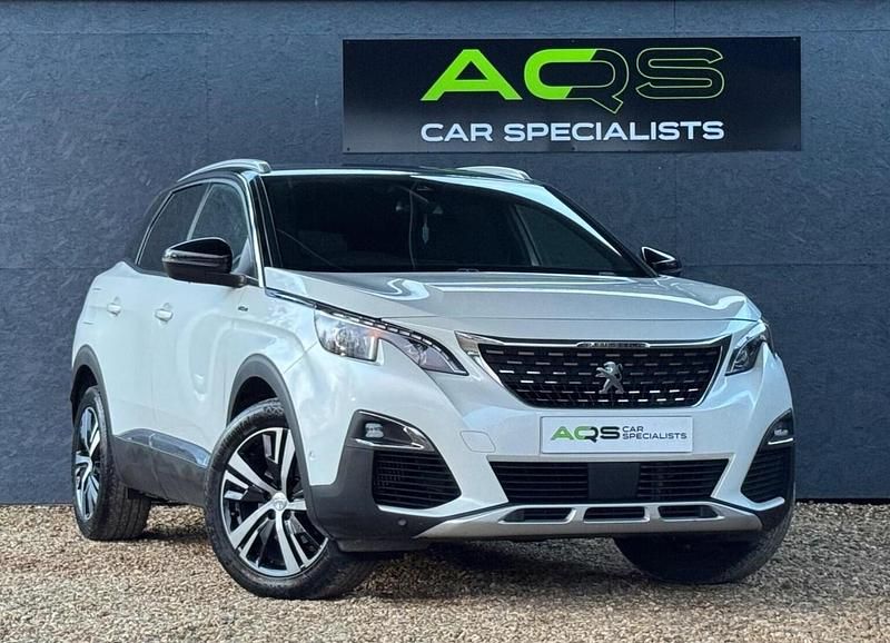 White Used 2020 Peugeot 3008 GT-line Hatchback | £11,495 (Fair price) - Image 1/4