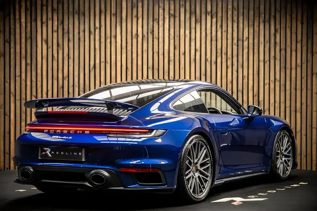 Used Porsche 911 Turbo S 2021 Blue Coupe