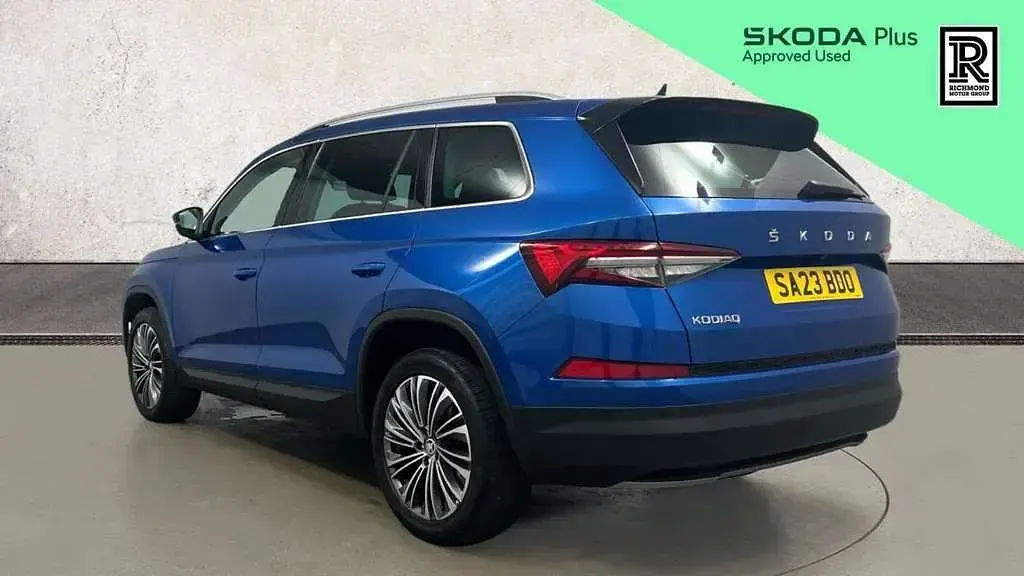 Used Skoda Kodiaq SE L Executive 150 HP (110 kW) 2023 Blue SUV