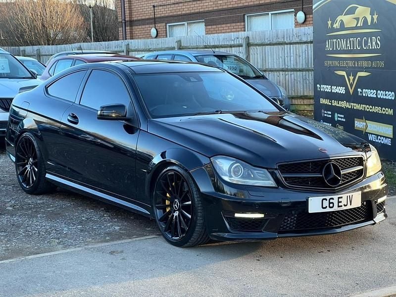 Black Used 2011 Mercedes C63 AMG Edition 1 Coupe | £13,995 (A bit pricey) - Image 1/4
